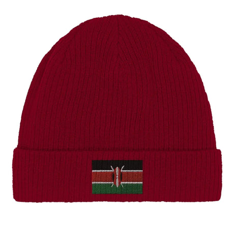 Bonnet en coton Drapeau du Kenya - Pixelforma 