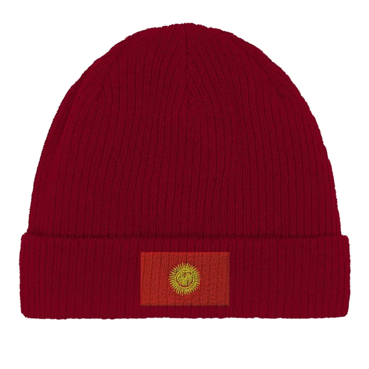 Bonnet en coton drapeau du kirghizistan - pixelformaflag