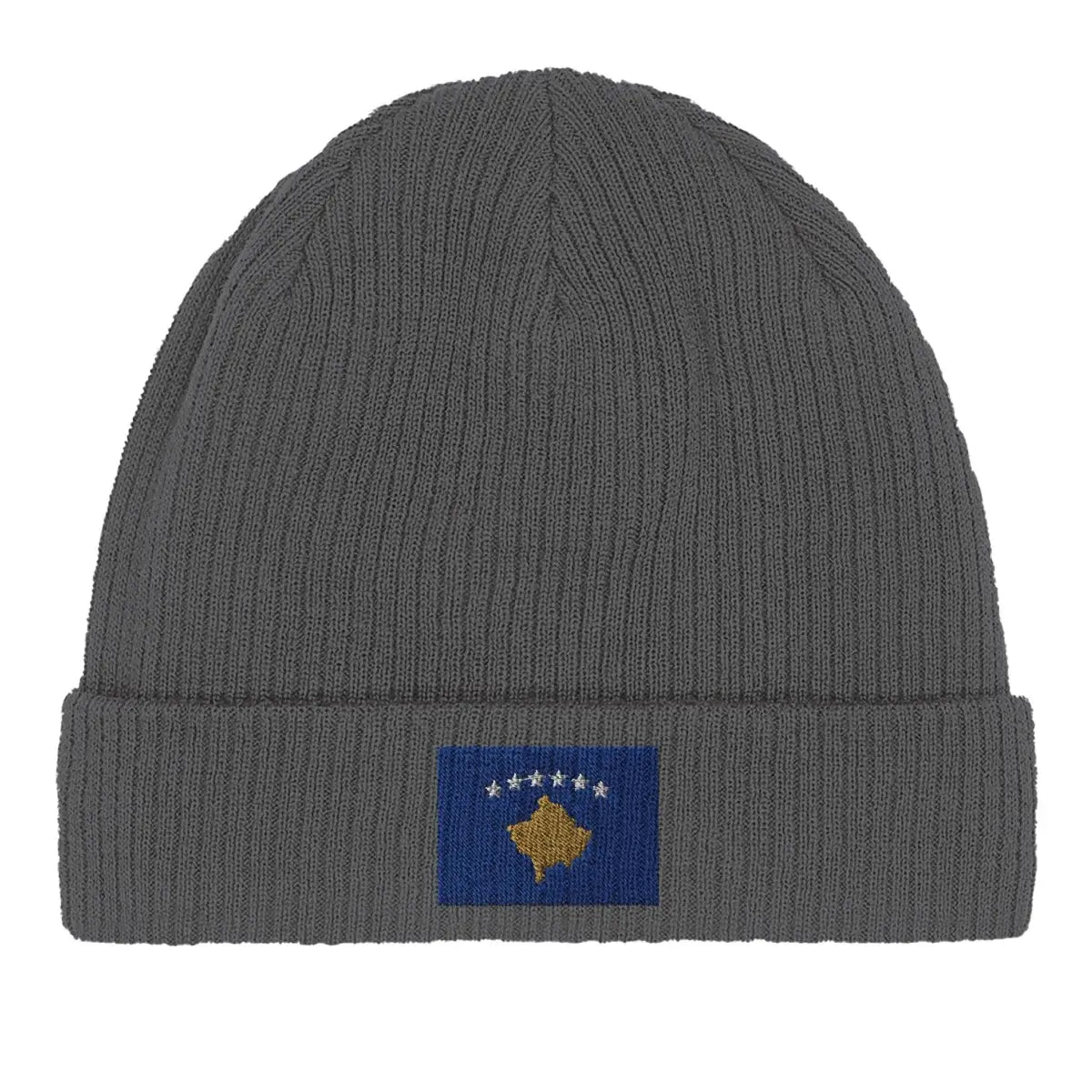 Bonnet en coton drapeau du kosovo - pixelformaflag