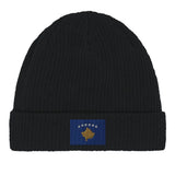 Bonnet en coton drapeau du kosovo - pixelformaflag