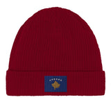 Bonnet en coton drapeau du kosovo - pixelformaflag