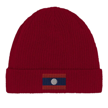 Bonnet en coton drapeau du laos - pixelformaflag
