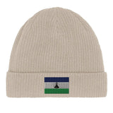 Bonnet en coton drapeau du lesotho - pixelformaflag