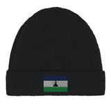 Bonnet en coton drapeau du lesotho - pixelformaflag
