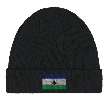 Bonnet en coton drapeau du lesotho - pixelformaflag