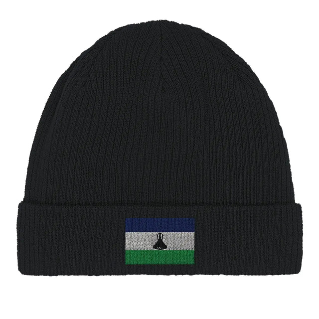 Bonnet en coton drapeau du lesotho - pixelformaflag