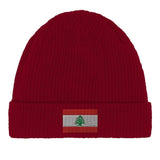 Bonnet en coton drapeau du liban - pixelformaflag