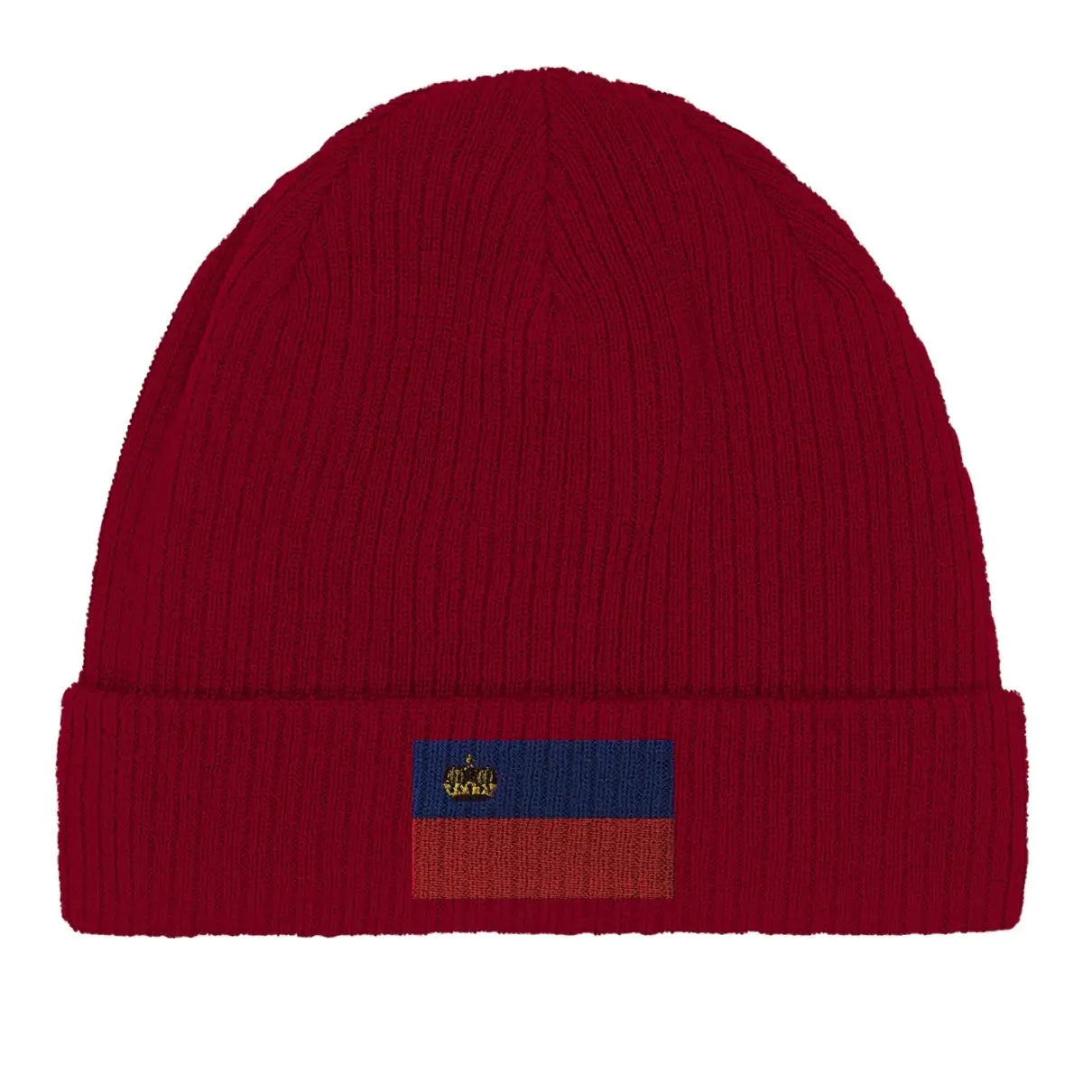 Bonnet en coton drapeau du liechtenstein - pixelformaflag
