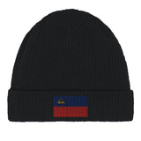 Bonnet en coton drapeau du liechtenstein - pixelformaflag