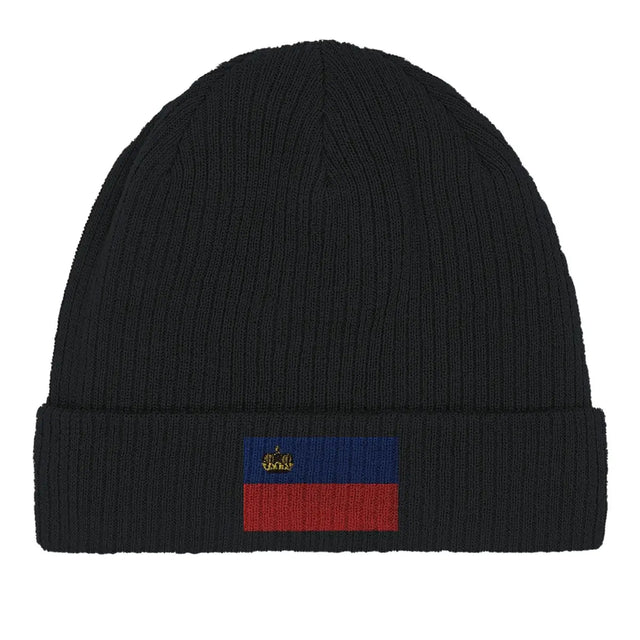 Bonnet en coton drapeau du liechtenstein - pixelformaflag
