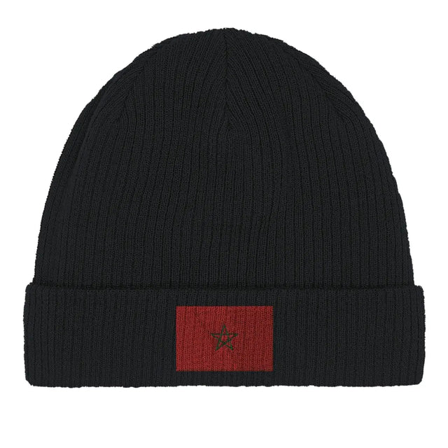 Bonnet en coton drapeau du maroc - pixelformaflag