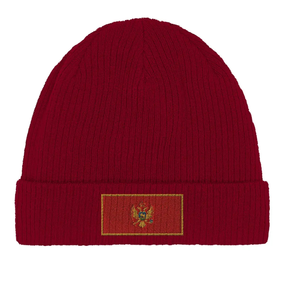 Bonnet en coton drapeau du monténégro - pixelformaflag