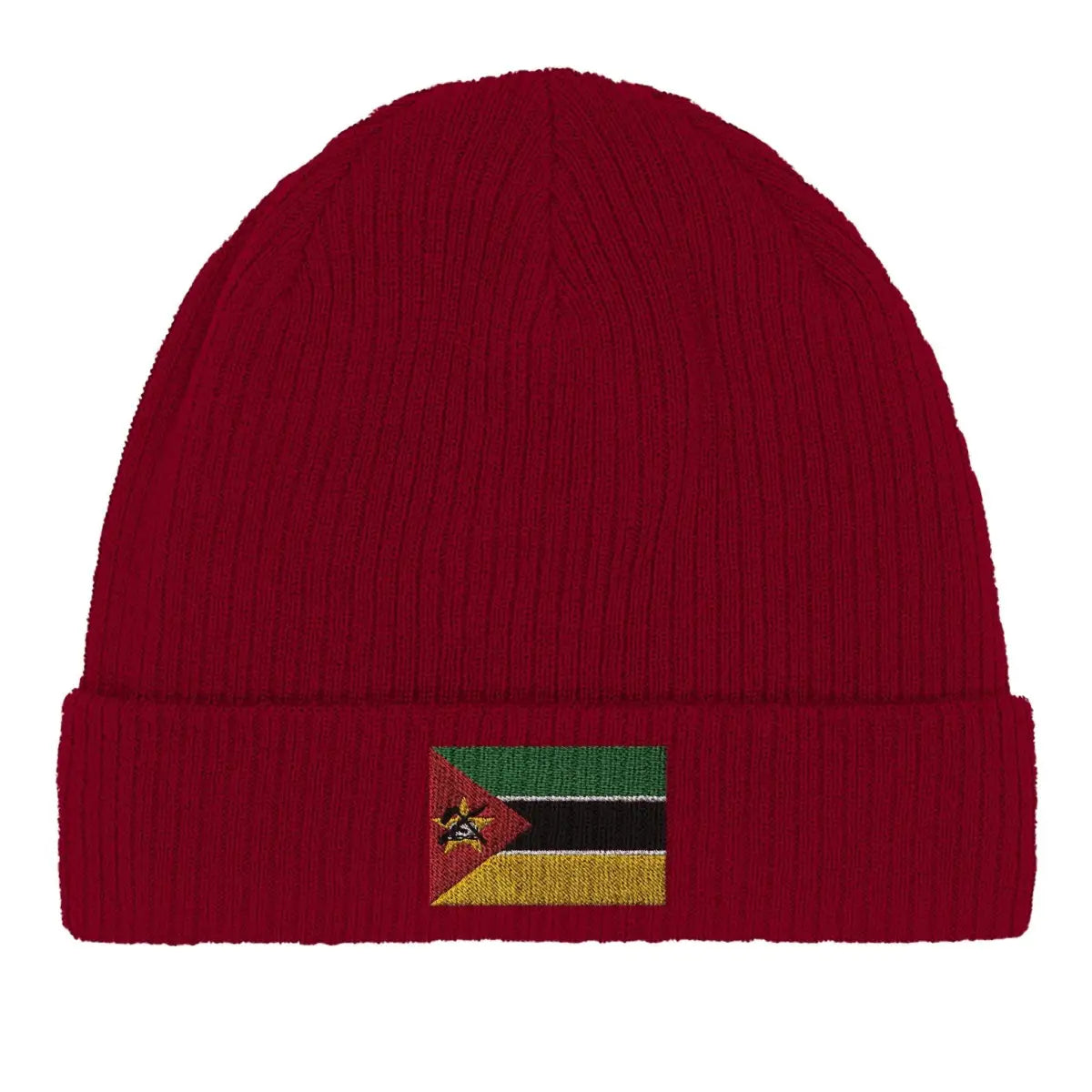 Bonnet en coton drapeau du mozambique - pixelformaflag