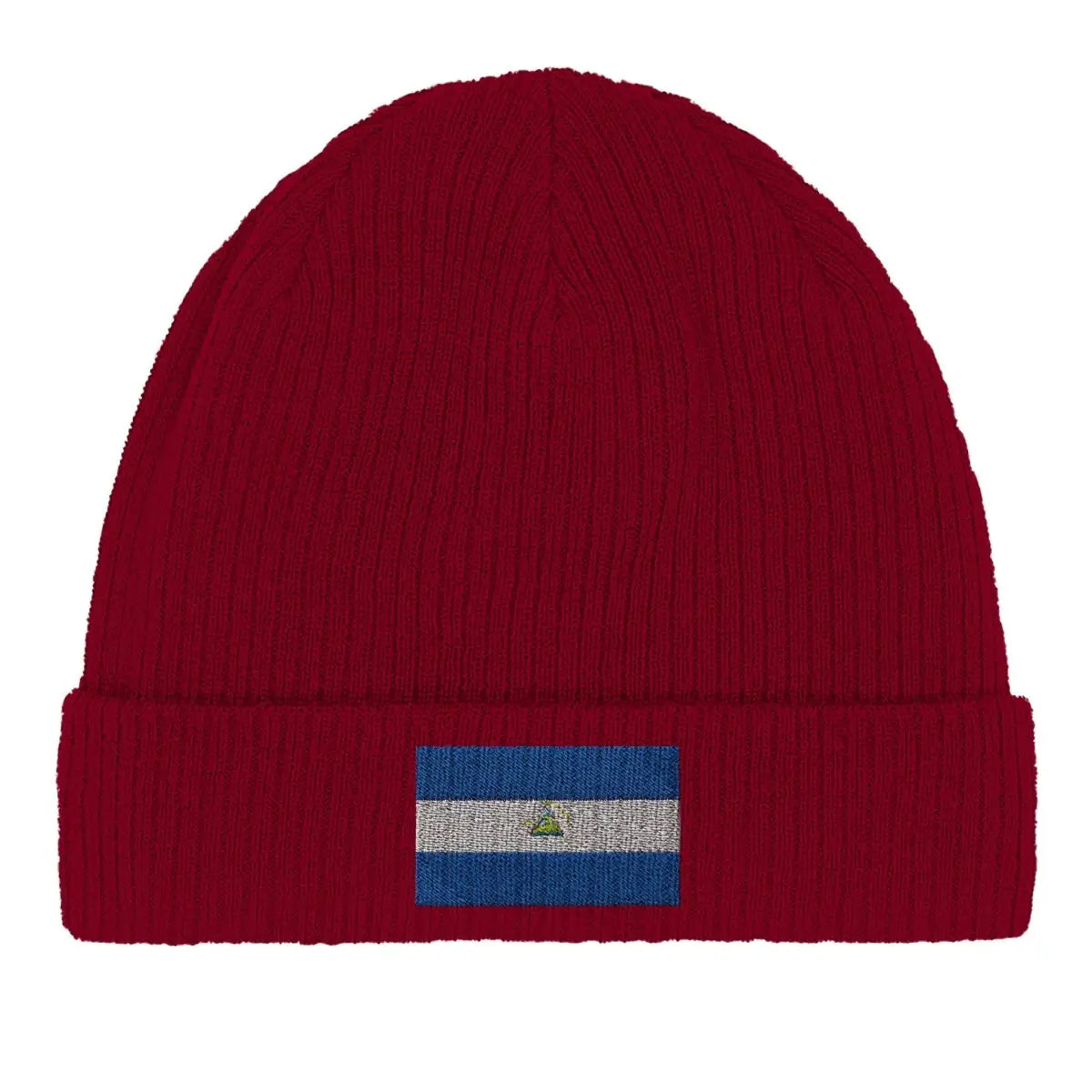 Bonnet en coton drapeau du nicaragua - pixelformaflag