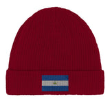 Bonnet en coton drapeau du nicaragua - pixelformaflag