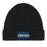 Bonnet en coton drapeau du nicaragua - pixelformaflag