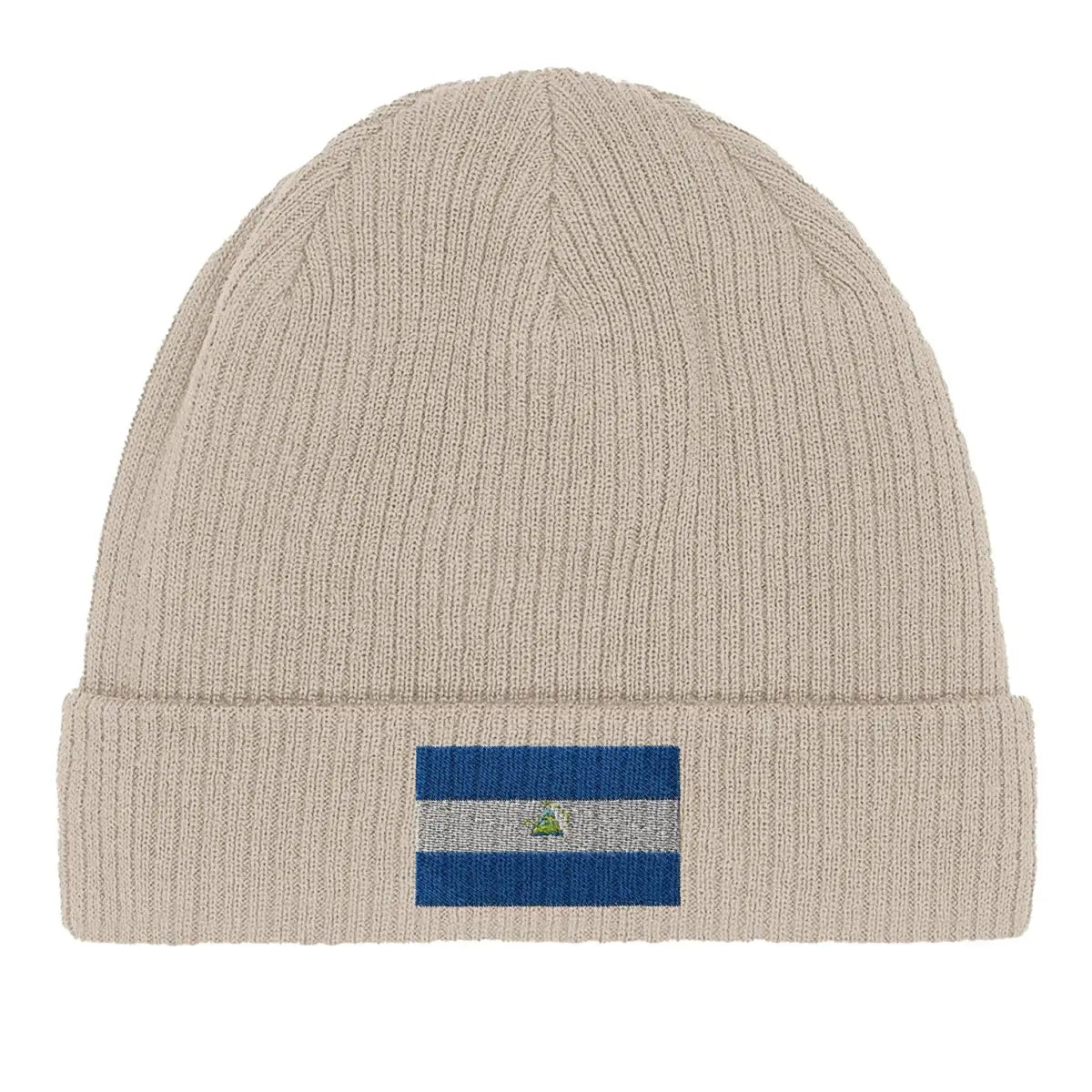 Bonnet en coton drapeau du nicaragua - pixelformaflag