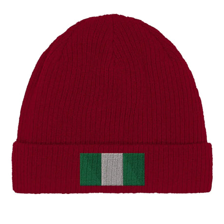 Bonnet en coton drapeau du nigeria - pixelformaflag