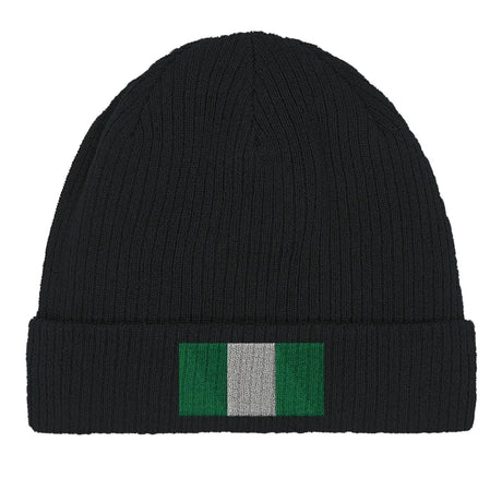 Bonnet en coton drapeau du nigeria - pixelformaflag
