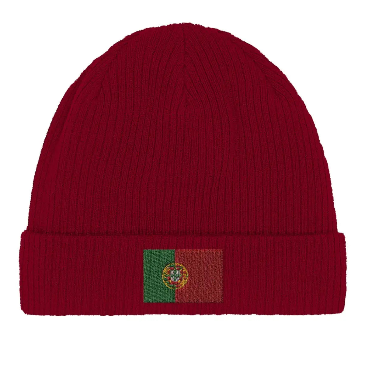 Bonnet en coton drapeau du portugal - pixelformaflag