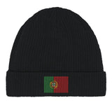Bonnet en coton drapeau du portugal - pixelformaflag