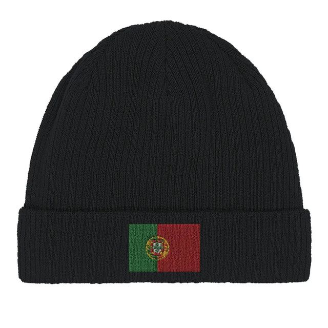 Bonnet en coton drapeau du portugal - pixelformaflag