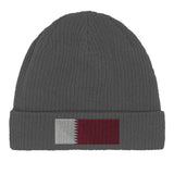 Bonnet en coton drapeau du qatar - pixelformaflag