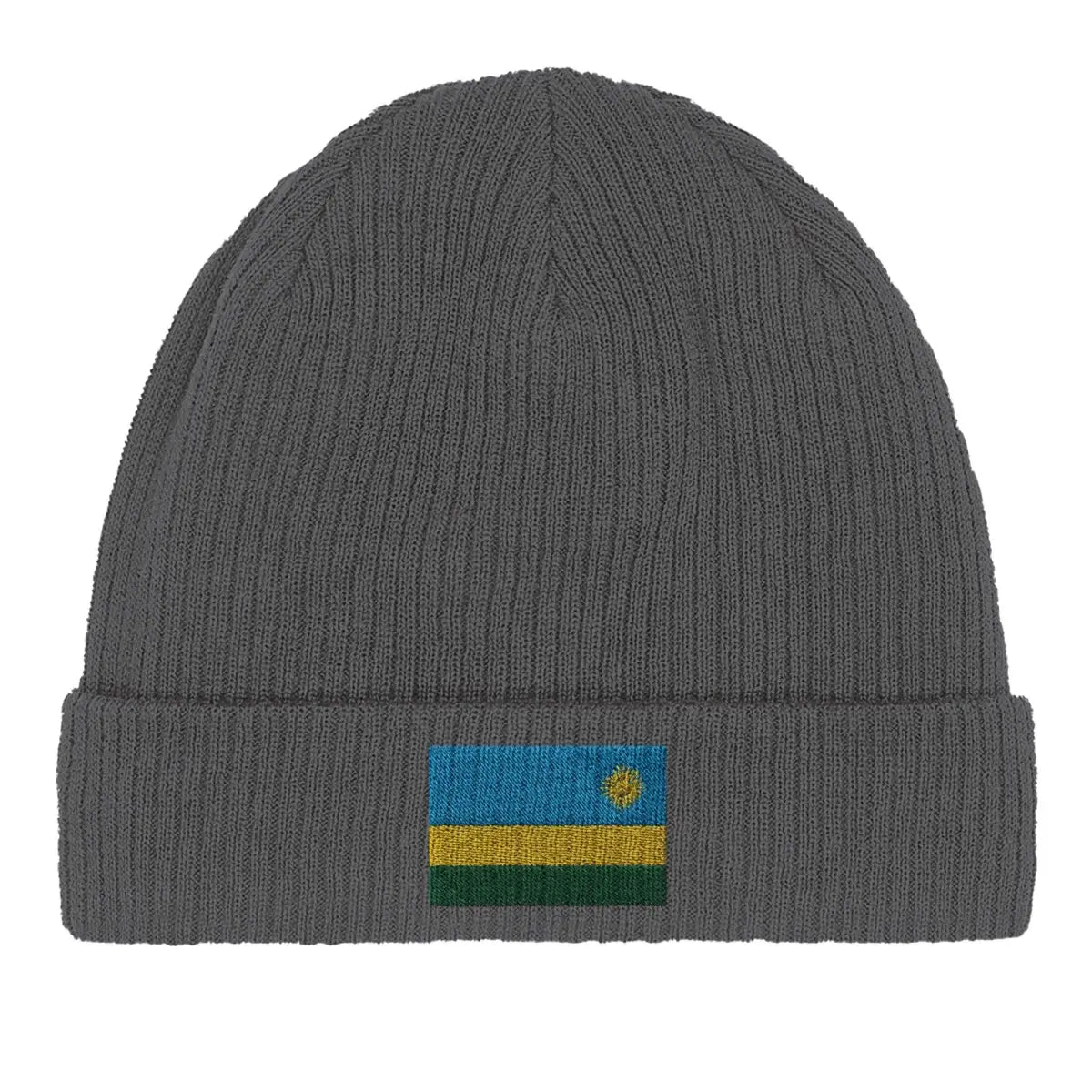 Bonnet en coton drapeau du rwanda - pixelformaflag