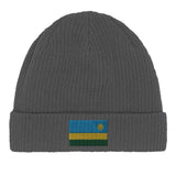 Bonnet en coton drapeau du rwanda - pixelformaflag