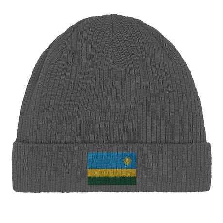 Bonnet en coton drapeau du rwanda - pixelformaflag