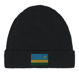 Bonnet en coton drapeau du rwanda - pixelformaflag