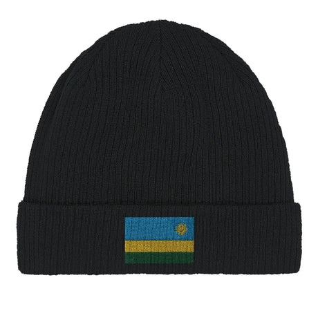 Bonnet en coton drapeau du rwanda - pixelformaflag