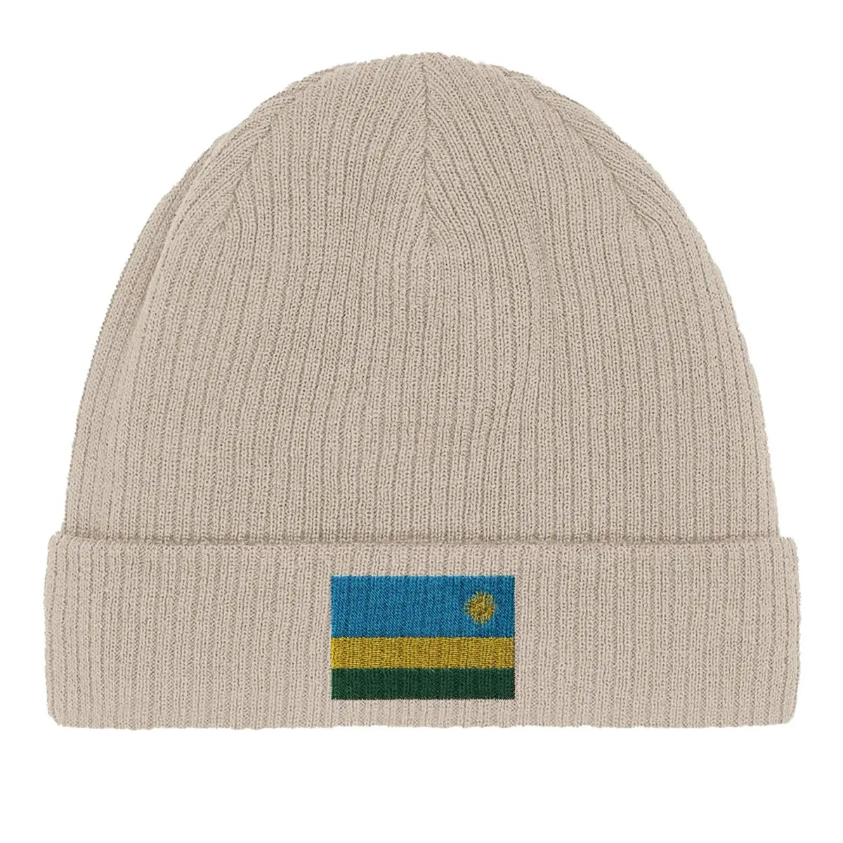 Bonnet en coton drapeau du rwanda - pixelformaflag