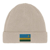 Bonnet en coton drapeau du rwanda - pixelformaflag