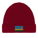 Bonnet en coton Drapeau du Rwanda - Pixelforma 