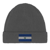 Bonnet en coton drapeau du salvador - pixelformaflag