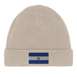 Bonnet en coton drapeau du salvador - pixelformaflag