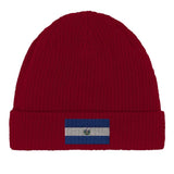 Bonnet en coton drapeau du salvador - pixelformaflag