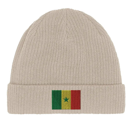 Bonnet en coton drapeau du sénégal - pixelformaflag