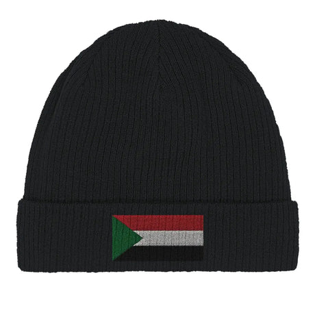 Bonnet en coton drapeau du soudan - pixelformaflag