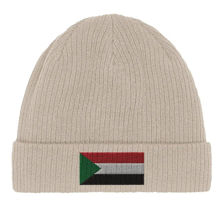Bonnet en coton drapeau du soudan - pixelformaflag
