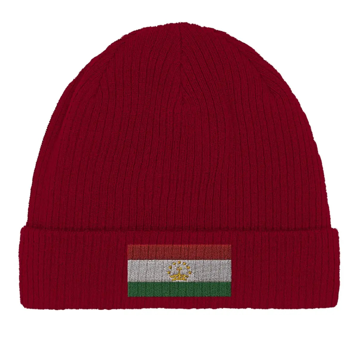 Bonnet en coton drapeau du tadjikistan - pixelformaflag
