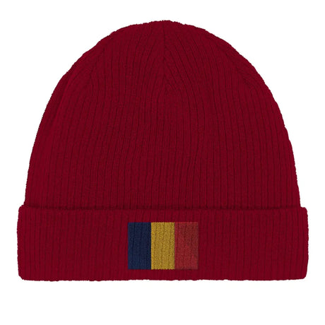 Bonnet en coton drapeau du tchad - pixelformaflag