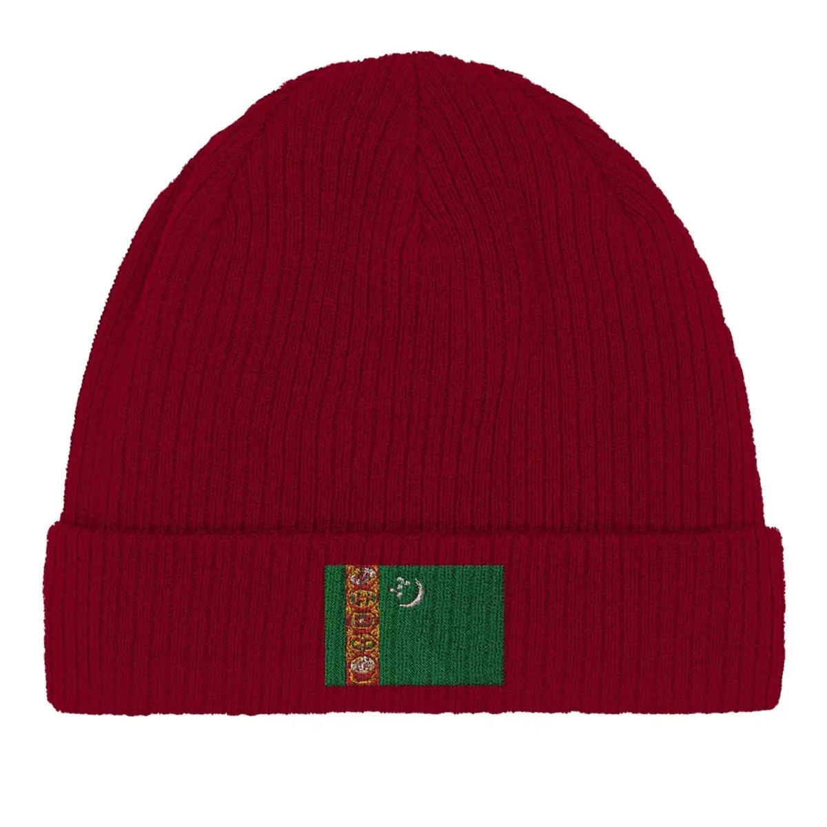 Bonnet en coton drapeau du turkménistan - pixelformaflag
