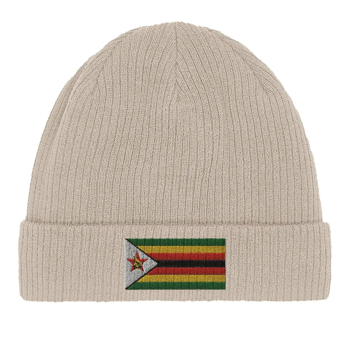 Bonnet en coton Drapeau du Zimbabwe - Pixelforma 