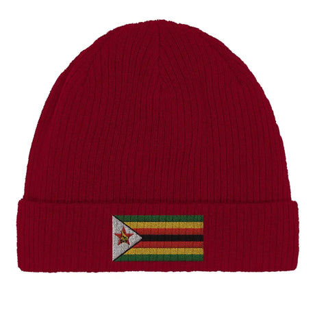 Bonnet en coton drapeau du zimbabwe - pixelformaflag