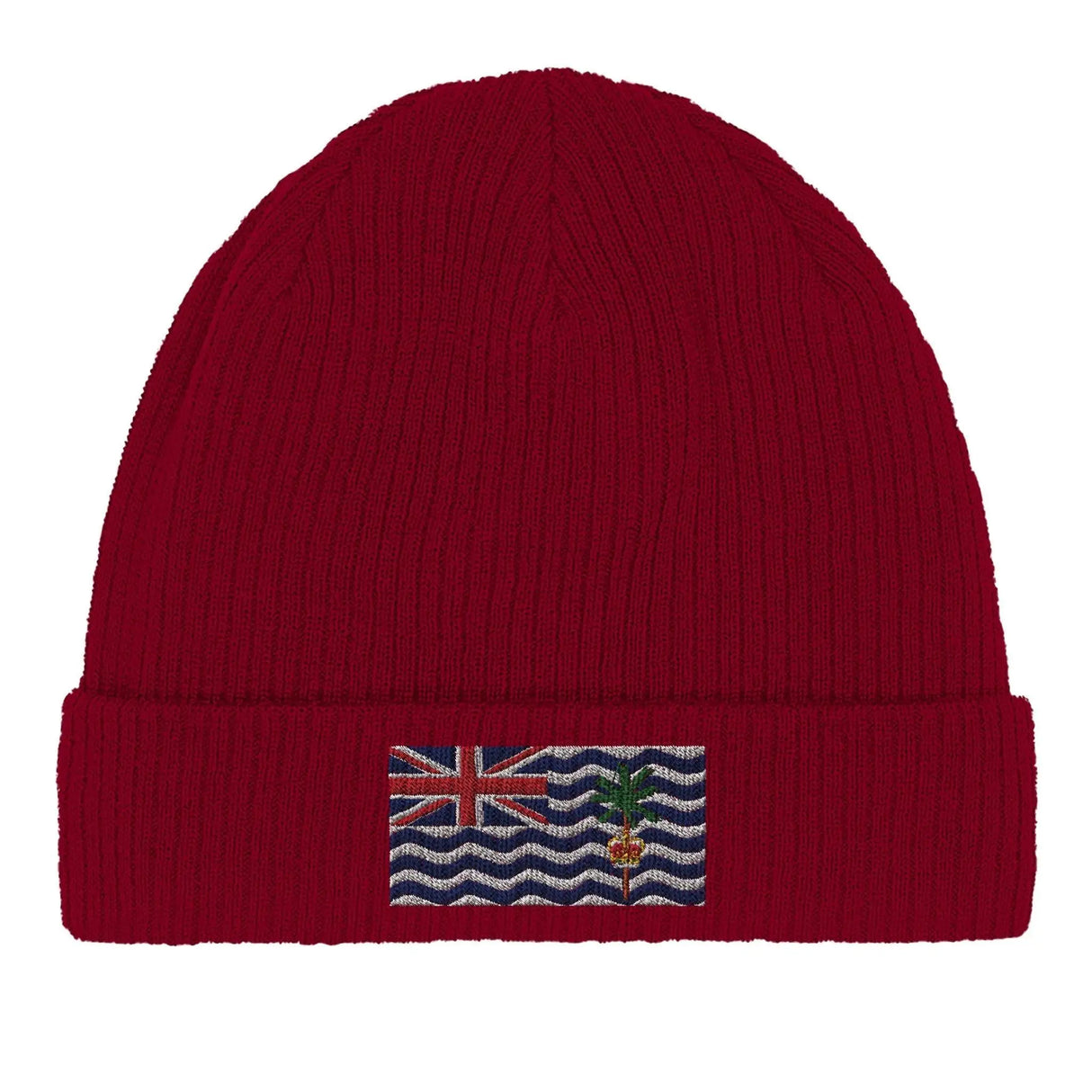 Bonnet en coton drapeau territoire britannique broderie