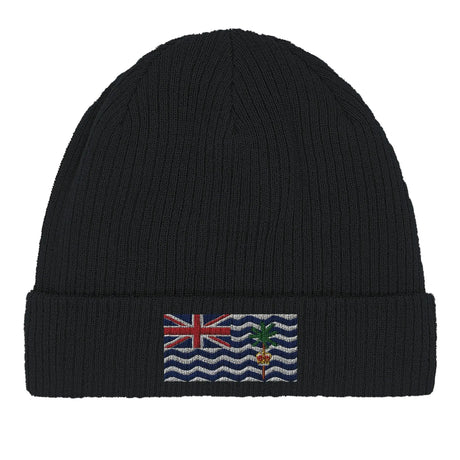 Bonnet en coton drapeau territoire britannique broderie
