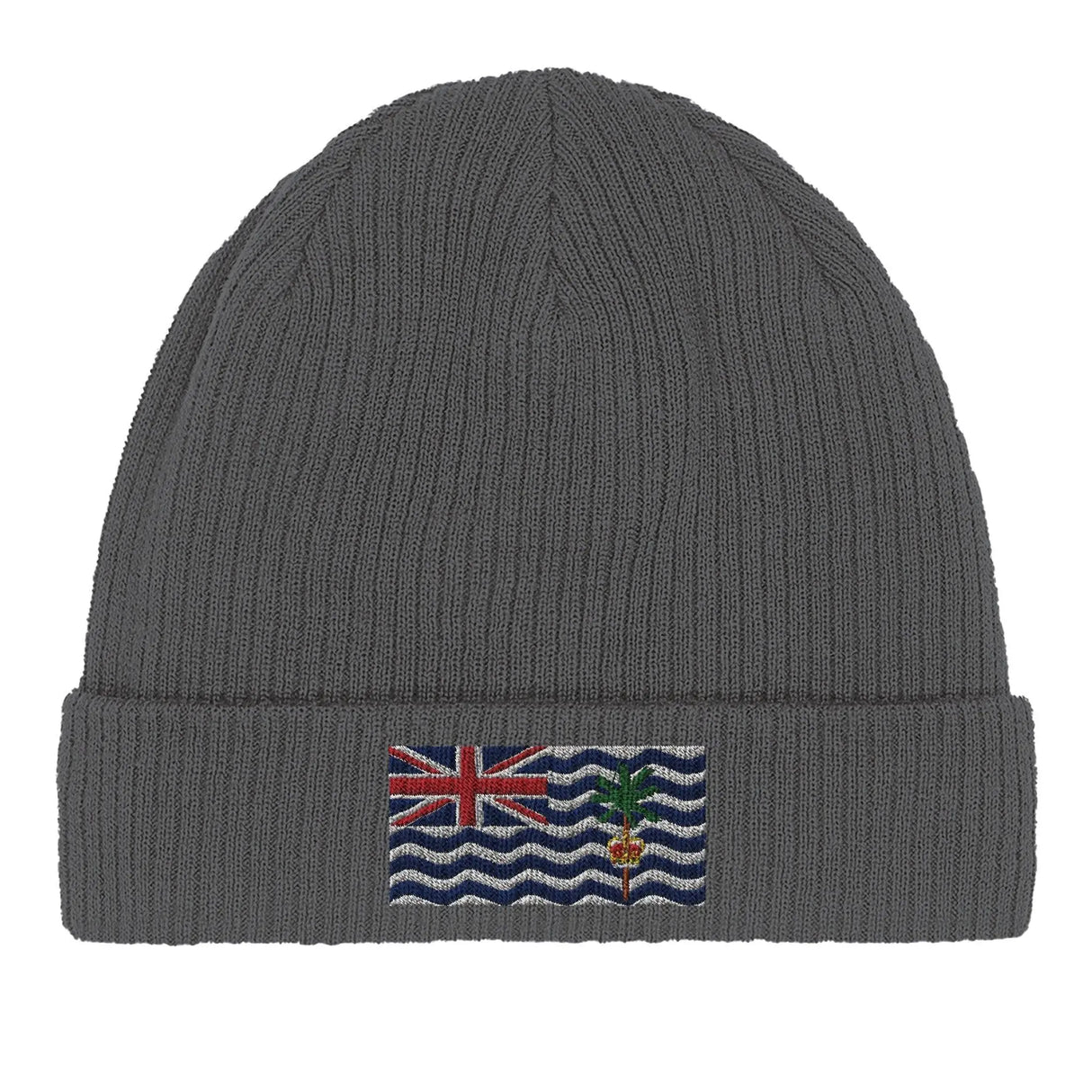 Bonnet en coton drapeau territoire britannique broderie