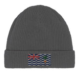 Bonnet en coton drapeau territoire britannique broderie
